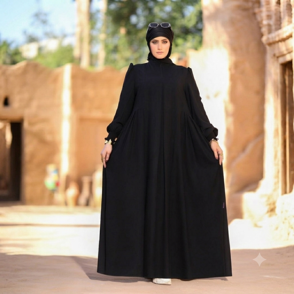 The Smocked Couture Abaya