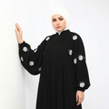 Fleur Noir Abaya