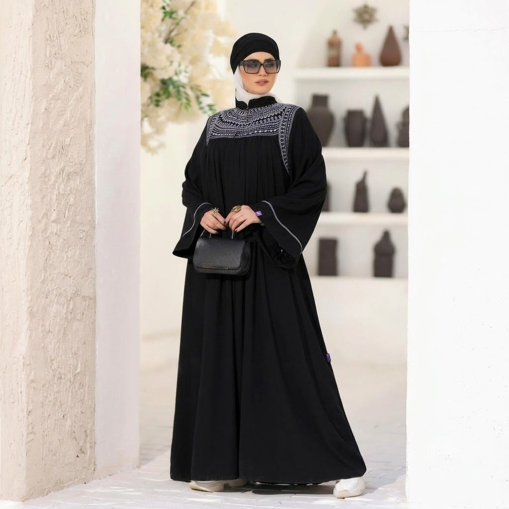 The Royal Yoke Abaya